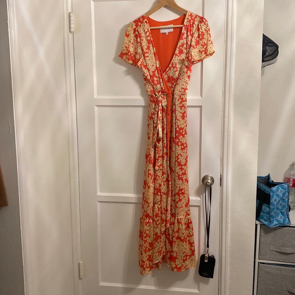 Flower maxi dress